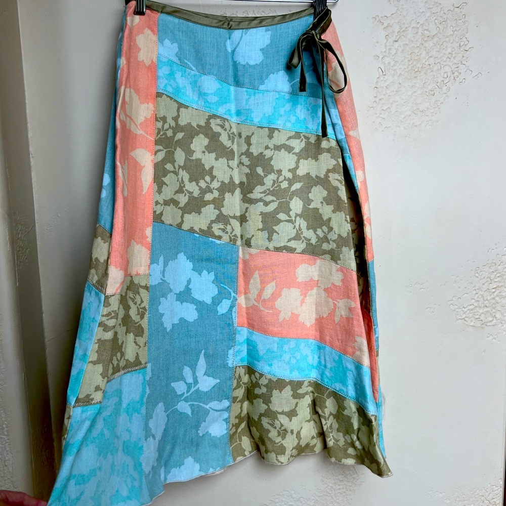 J. Jill Patch Work Skirt